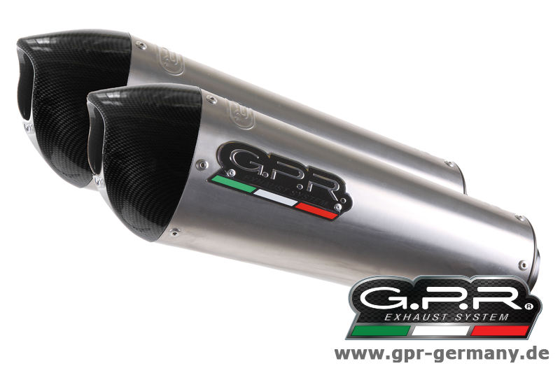 GPR GP Evolution Titan KTM LC8 SMT 990 2008-14 Bolt On Doppelendschalldämpfer Auspuff